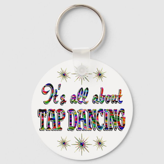 About Tap Dancing Key Ring (Front)