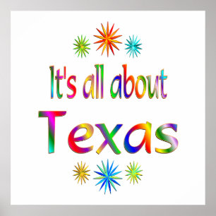 About Texas Poster