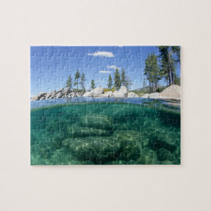 Above and below Lake Tahoe Jigsaw Puzzle
