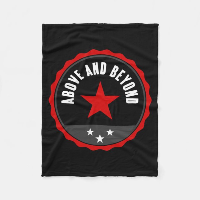 Above And Beyond Award Fleece Blanket (Front)