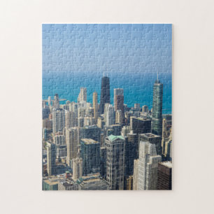Above Chicago Jigsaw Puzzle