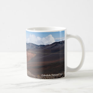 above haleakala crater along sliding sands trail coffee mug