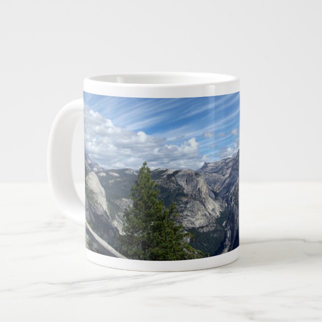 Above Half Dome Large Coffee Mug (Front Left)