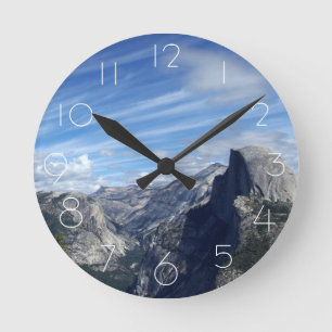Above Half Dome Round Clock