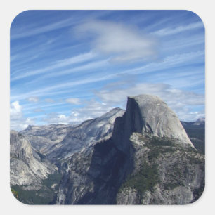 Above Half Dome Square Sticker