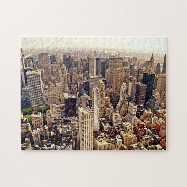 Above New York City Jigsaw Puzzle (Horizontal)