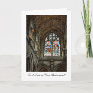 Above The Chapel Altar - Good luck in Retirement Card