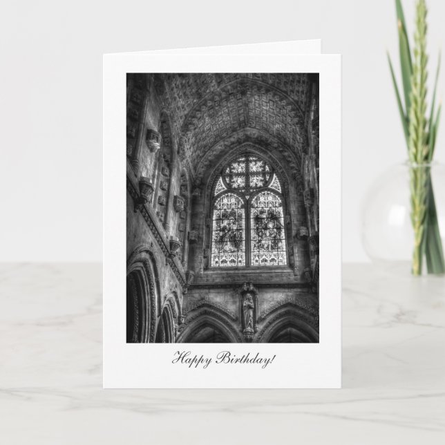 Above The Chapel Altar - Happy Birthday Card (Front)
