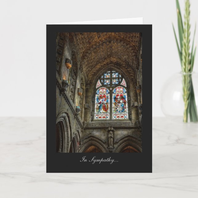 Above The Chapel Altar - In Sympathy Card (Front)