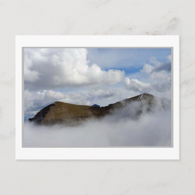 ABOVE THE CLOUDS: Dawson Pass Postcard (Front)