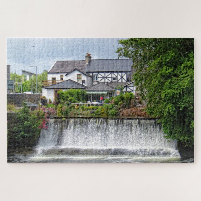 Above the Waterfall Jigsaw Puzzle (Horizontal)