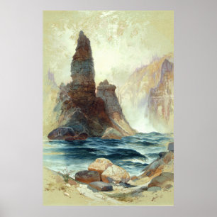Above Tower Falls, Moran, 1872 Poster
