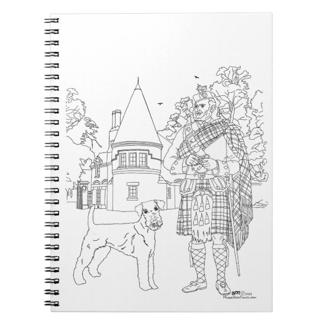 Aboyne Castle Scotland  Notebook (Front)