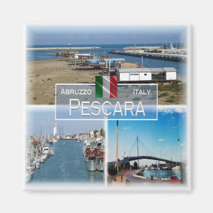 ABR008 PESCARA, Abruzzo, Italy, Fridge Magnet