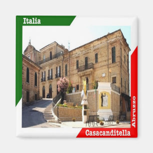 ABR014 CASACANDITELLA, Abruzzo, Italy, Fridge Magnet
