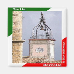 ABR017 BORRELLO, The Clock Tower, Fridge Magnet