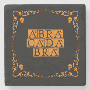 Abracadabra Magic Word Stone Coaster