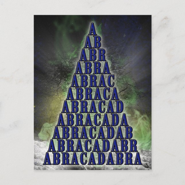 Abracadabra Postcard (Front)