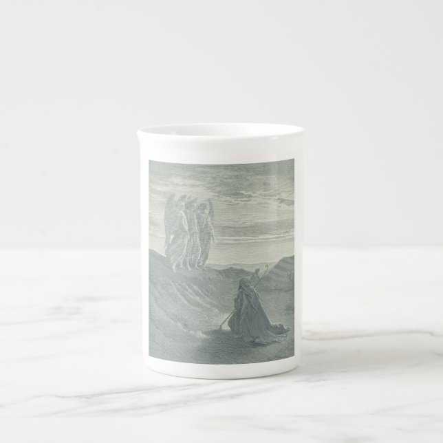 Abraham and the Three Angels Bone China Mug (Front)