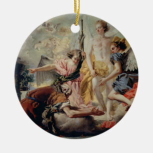 Abraham and the Three Angels Ceramic Ornament