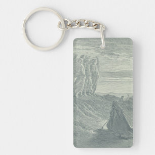 Abraham and the Three Angels Key Ring