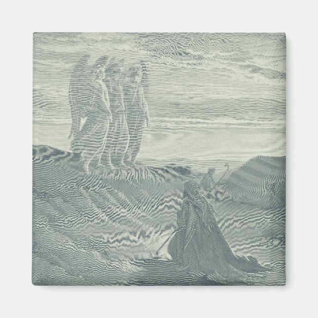 Abraham and the Three Angels Magnet (Front)