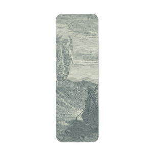 Abraham and the Three Angels Return Address Label