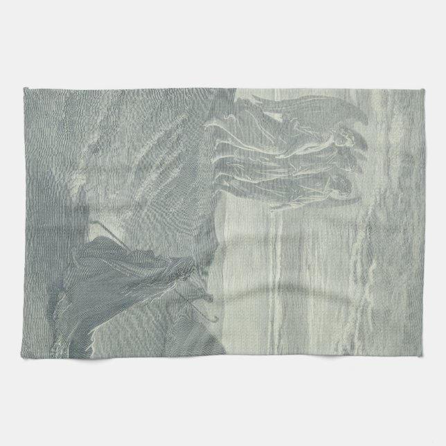 Abraham and the Three Angels Tea Towel (Horizontal)