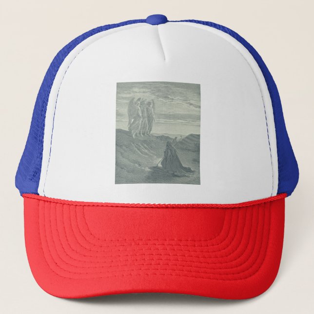 Abraham and the Three Angels Trucker Hat (Front)
