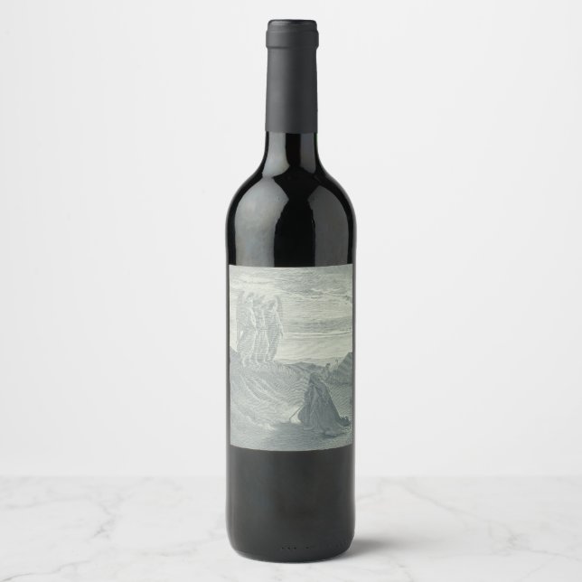 Abraham and the Three Angels Wine Label (Front)