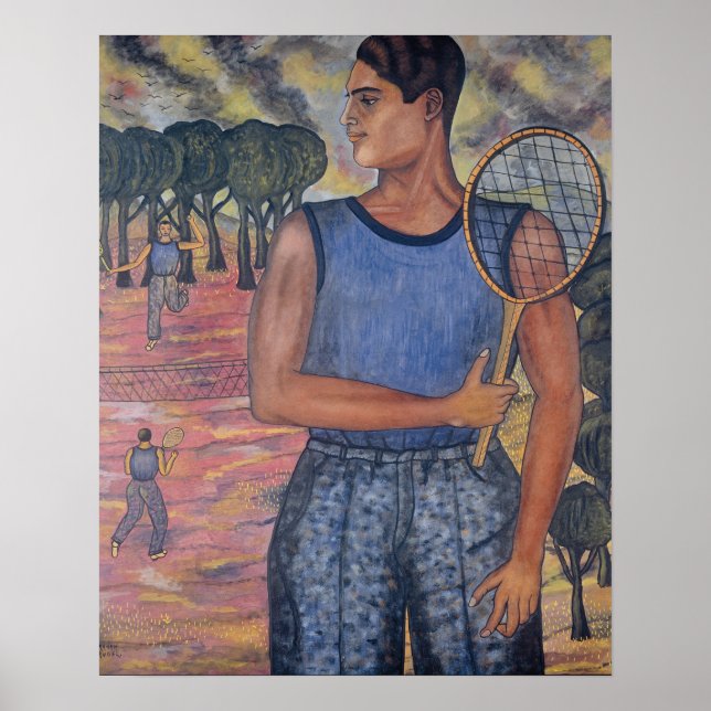 Abraham Ángel The Tennis Player Poster (Front)