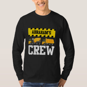 Abraham Construction Crew Custom Dumptruck Dump Tr T-Shirt