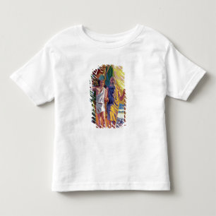 Abraham going to offer Isaac his son Toddler T-Shirt