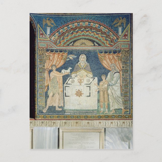 Abraham, Isaac and Melchisedech Postcard (Front)
