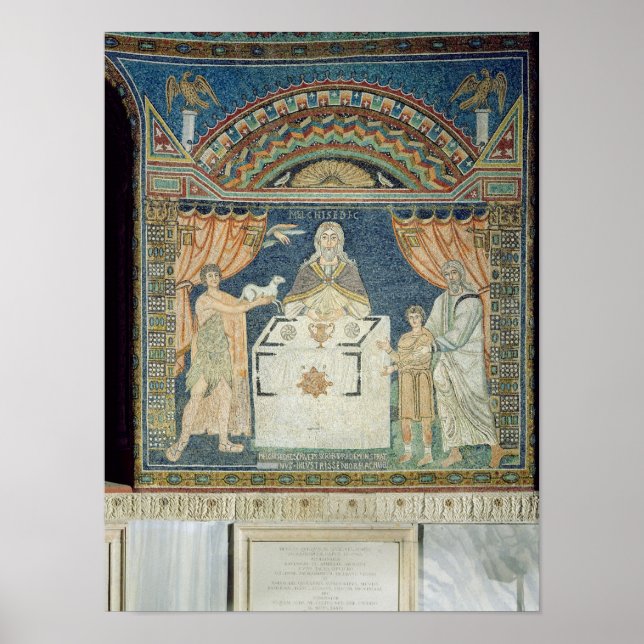 Abraham, Isaac and Melchisedech Poster (Front)