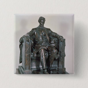 Abraham Lincoln 15 Cm Square Badge