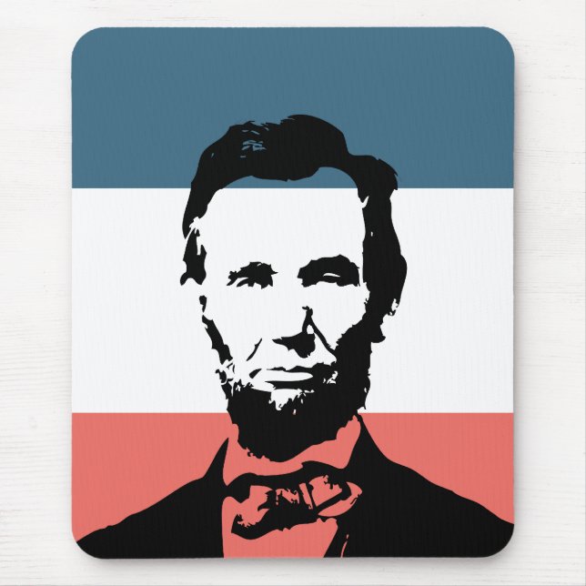 Abraham Lincoln 16th President Mouse Pad (Front)