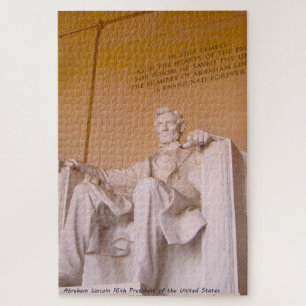Abraham Lincoln 16th President of America. Jigsaw  Jigsaw Puzzle