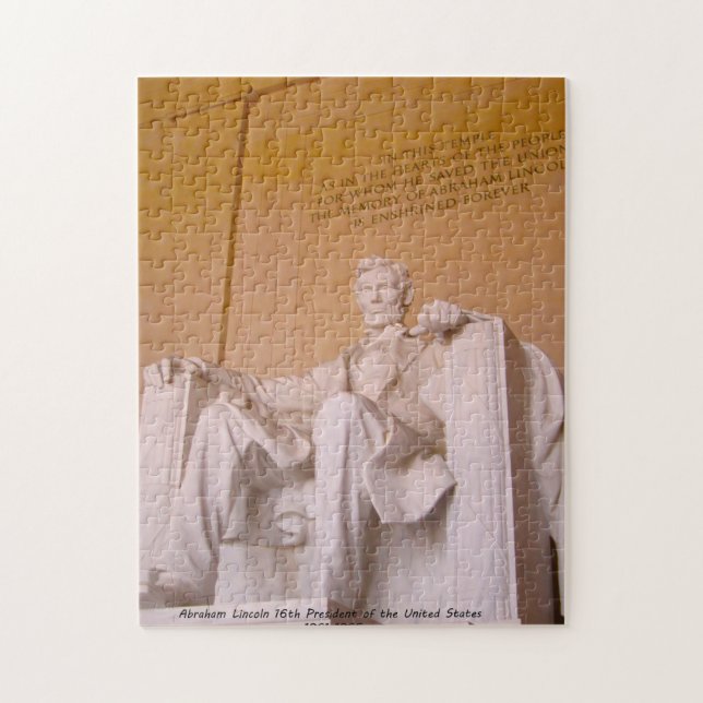 Abraham Lincoln 16th President of America. Jigsaw Puzzle (Vertical)