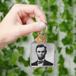 Abraham Lincoln: 16th President of America Key Ring