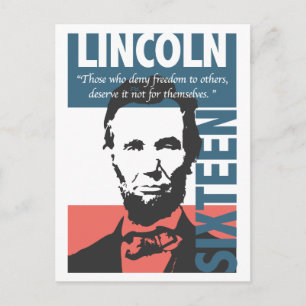 Abraham Lincoln 16th President Postcard