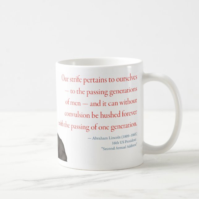 Abraham Lincoln #19 Coffee Mug (Right)