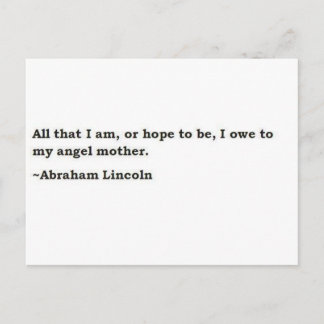 Abraham Lincoln 3 Postcard