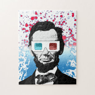 Abraham Lincoln - 3D Jigsaw Puzzle
