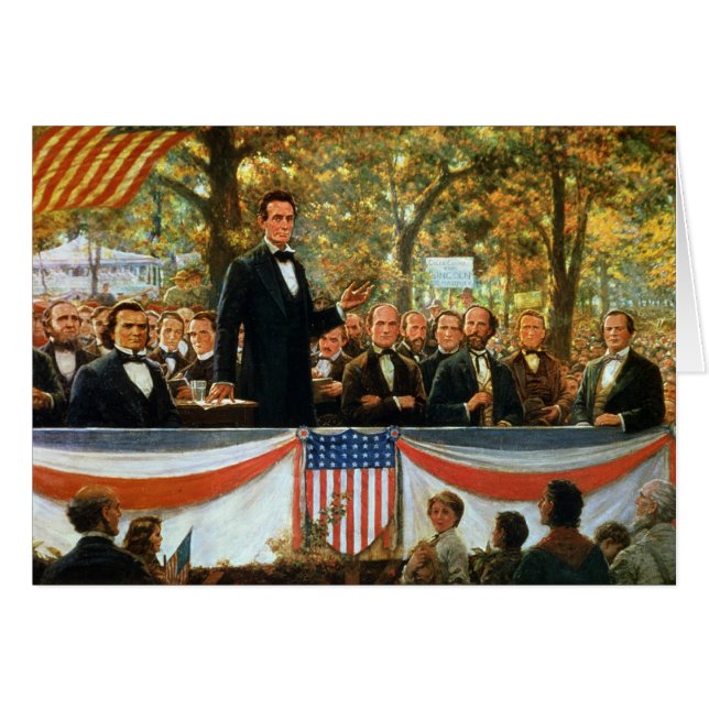 Abraham Lincoln and Stephen A. Douglas (Front Horizontal)