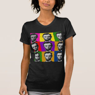 Abraham Lincoln Art Gifts---Unique 9 Photos T-Shirt
