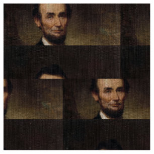 Abraham Lincoln by George H Story Fabric