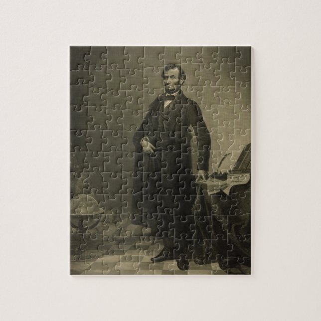 Abraham Lincoln by William Pate Jigsaw Puzzle (Vertical)