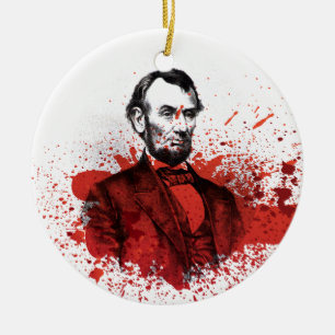 Abraham Lincoln Ceramic Ornament