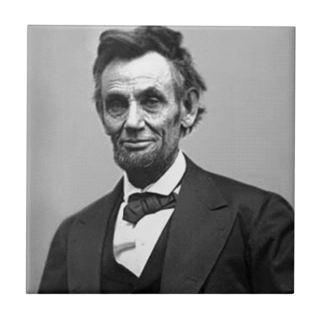 Abraham Lincoln Ceramic Tile (Front)